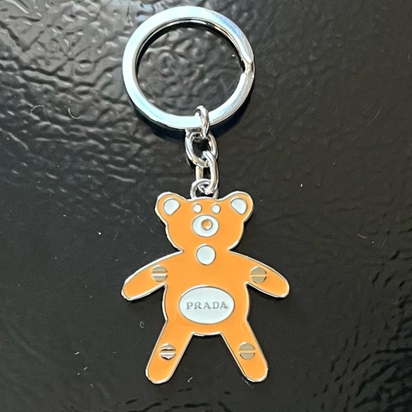 Prada Jewelry - Prada Kuma bear Keychain, metal, enamel